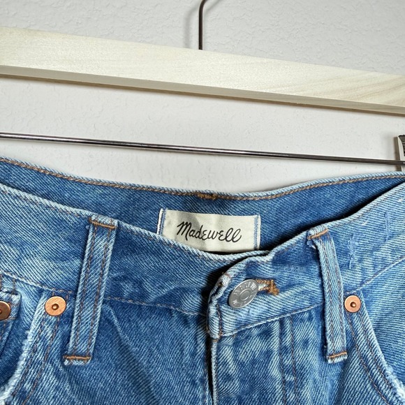 Madewell Relaxed Denim Shorts Distressed Size 25 - Picture 5 of 6